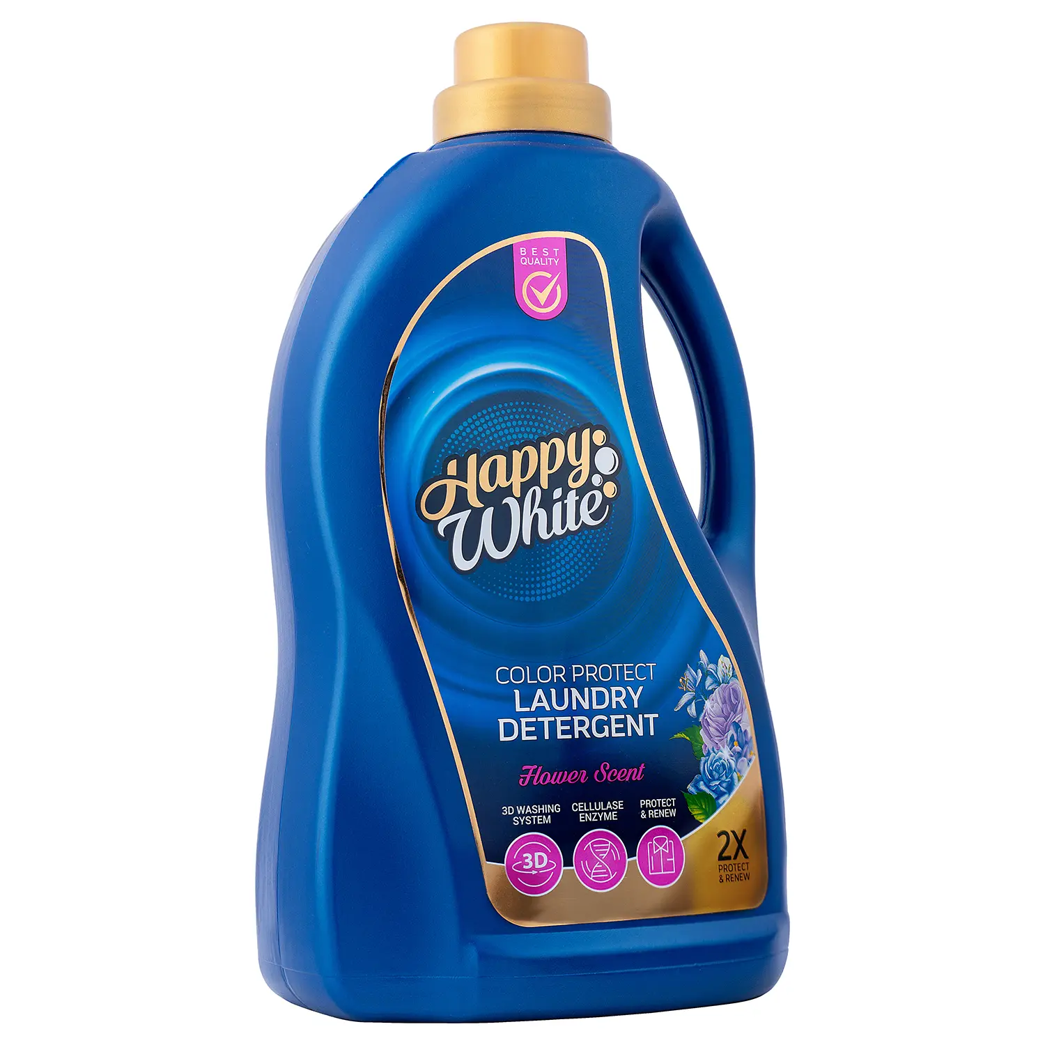 مایع لباسشویی ۲۸۰۰گرمی هپی وایت